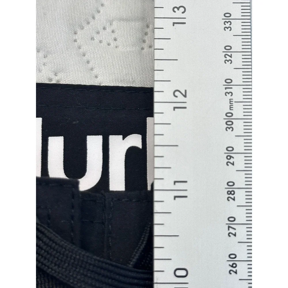 Hurley Mens Black Board Shorts Swim Trunks Cargo Pocket Size 33 Inseam 10.5in